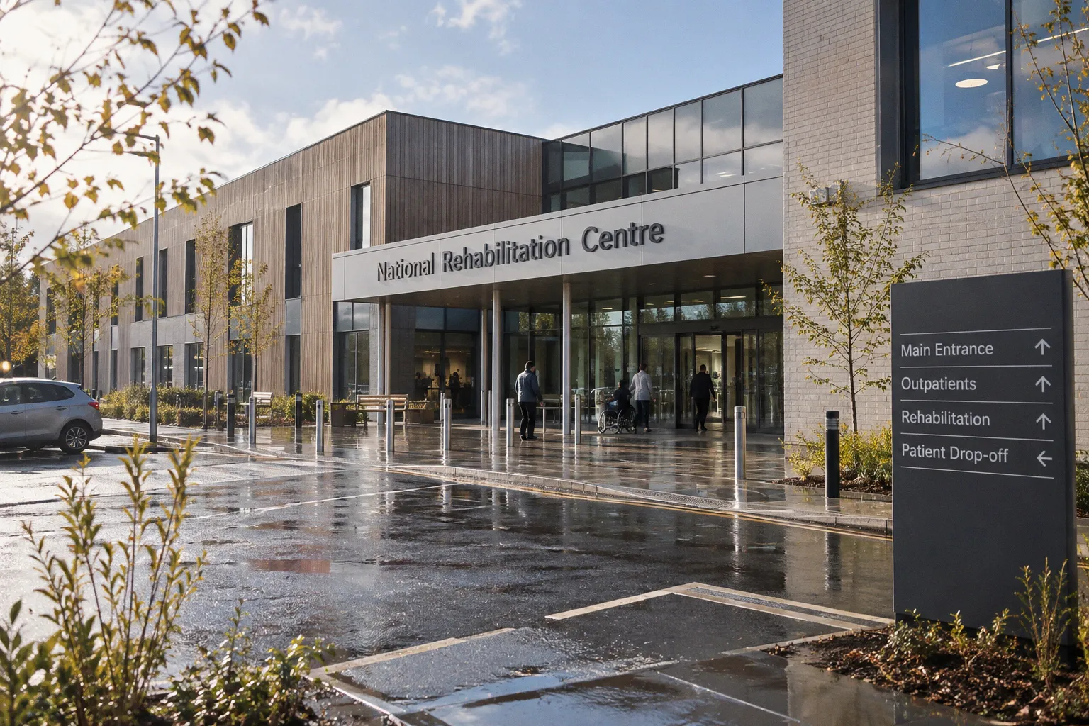 Nowoczesne centrum rehabilitacji NHS w Stanford Hall przyjmuje pierwszych pacjentów