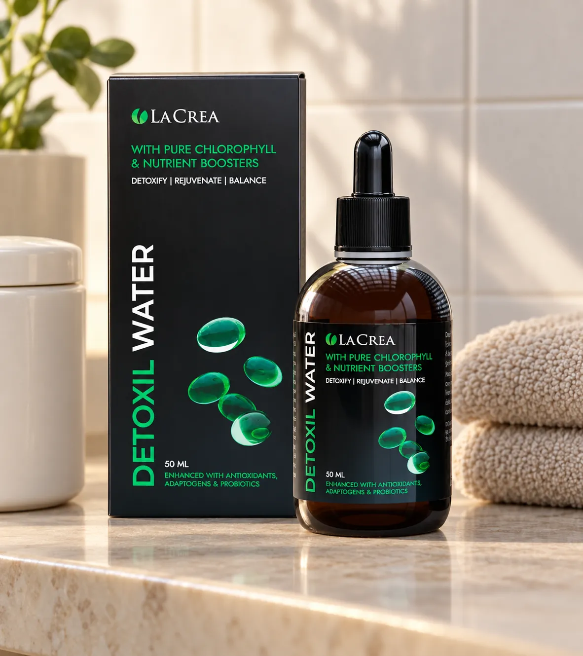 Detoxil Water Liver — opakowanie na co dzień