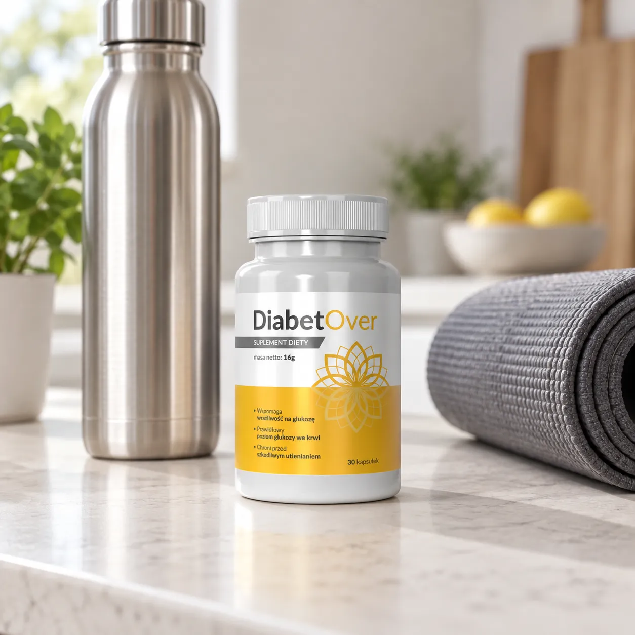 DiabetOver — opakowanie na co dzień