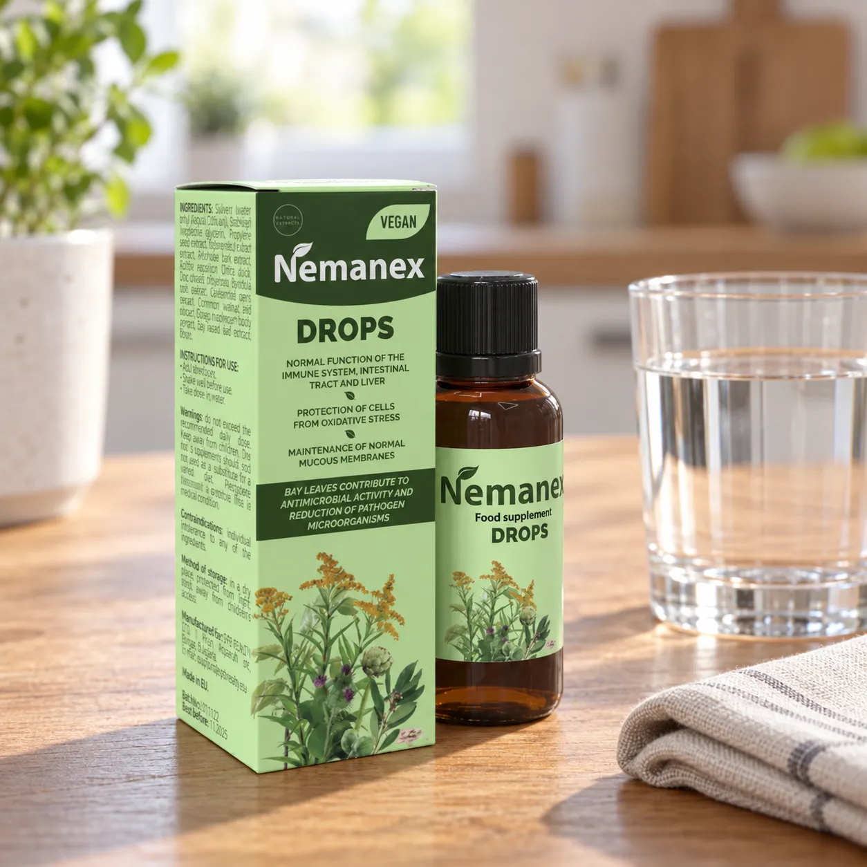 Nemanex — opakowanie na co dzień