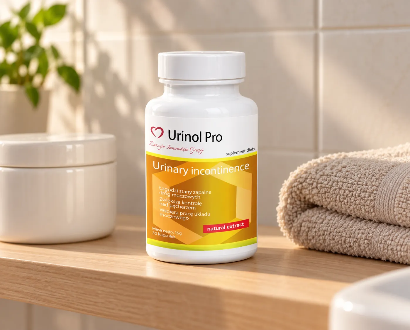 UrinolPro — opakowanie na co dzień