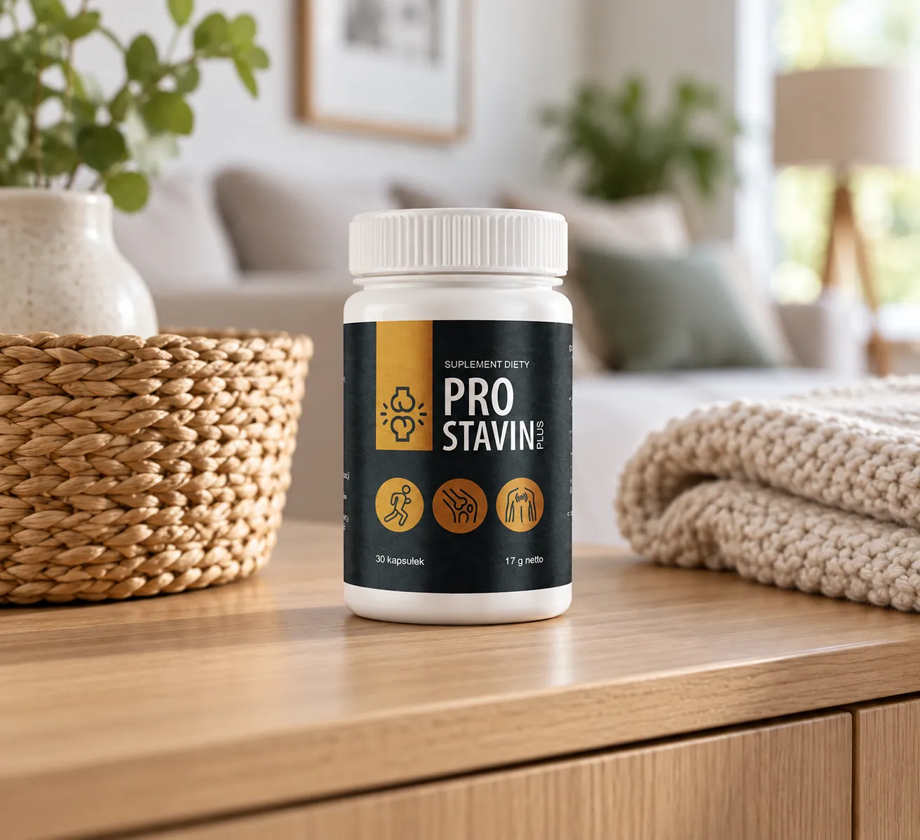Prostavin Plus — opakowanie na co dzień