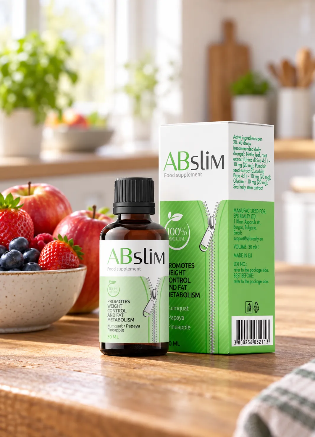 ABSlim — opakowanie na co dzień