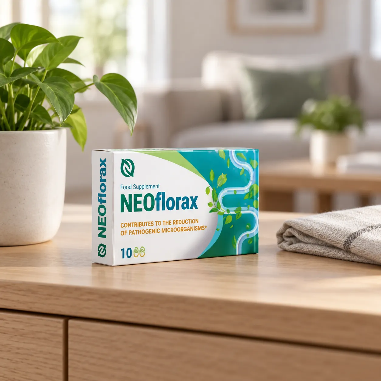 Neoflorax — opakowanie na co dzień